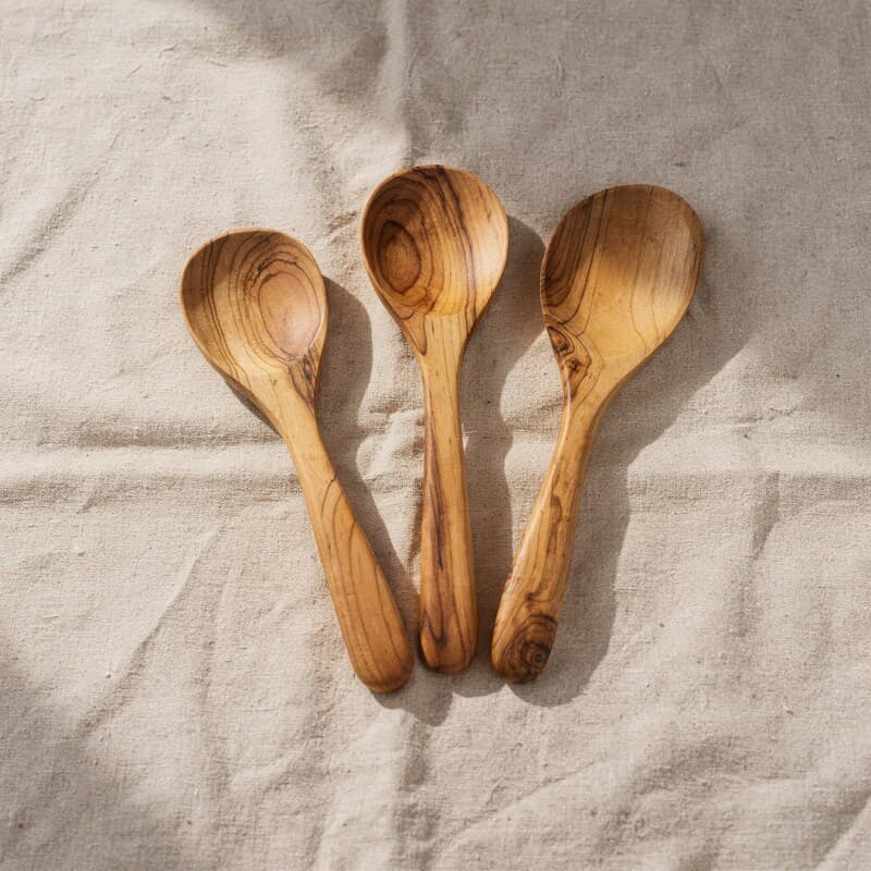 Holzlöffel Set Olivenholz