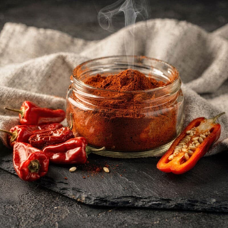 Geräuchertes Paprikapulver